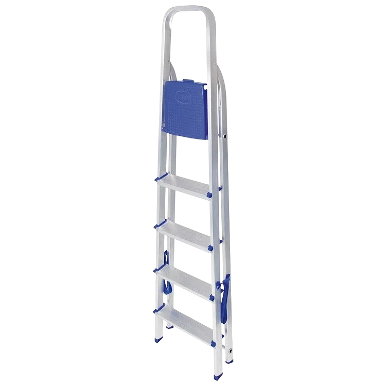 Escalera de aluminio 5 escalones para 120 kg