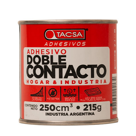 Adhesivo doble contacto Lata 250 cm3 "Tacsa"