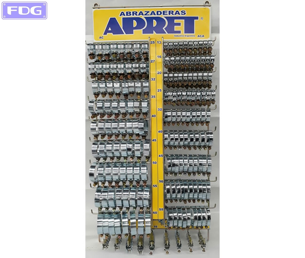Abrazadera Expendedor x 263 unid. "Apret"