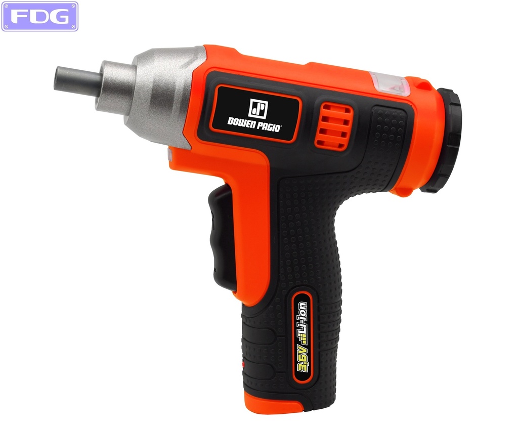 Atornillador a Bateria integrada 3,6v li-ion Con accesorios "Dowen Pagio"