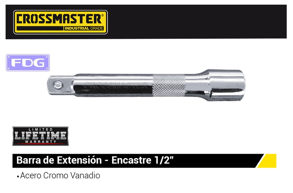 BARRA DE EXTENSION 1/2"x127mm