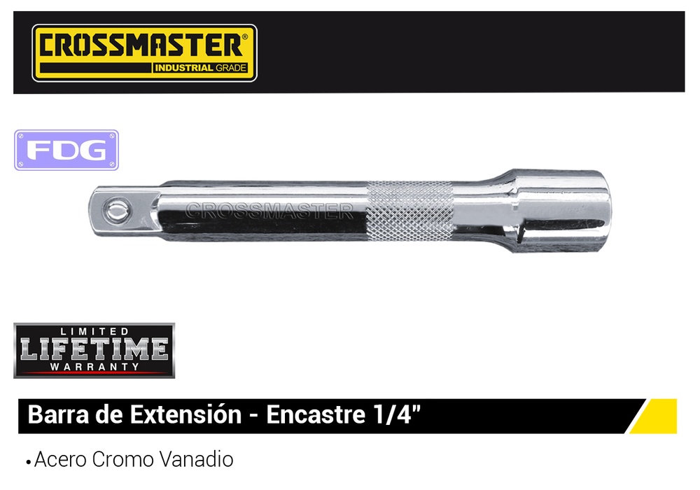 BARRA EXTENSION  254 mm 1/4"