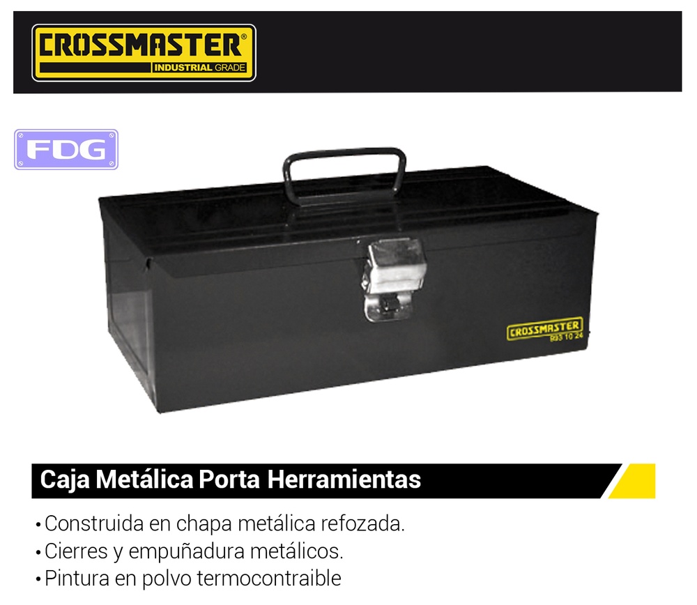 CAJA METALICA 350x180x115mm CROSS