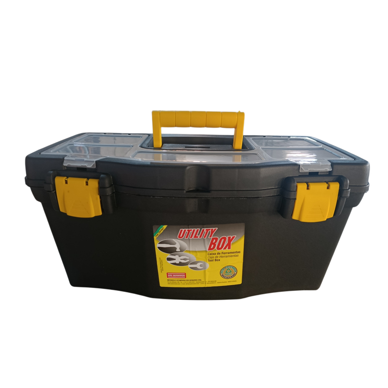 Caja PortaHerramientas 19,5" c/Bandeja y Gavetero c/Bisagra Metal