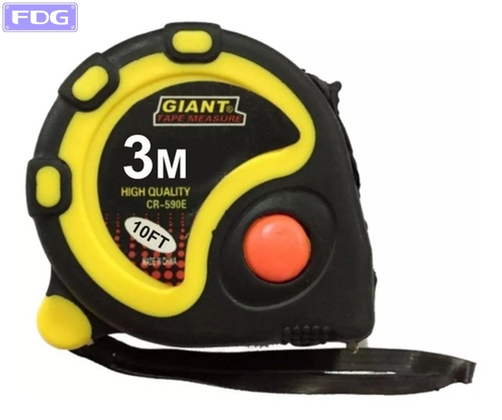 Cinta Metrica 3 Mts. 15 mm. 3 Frenos &quot;Giant&quot;(Cx12)