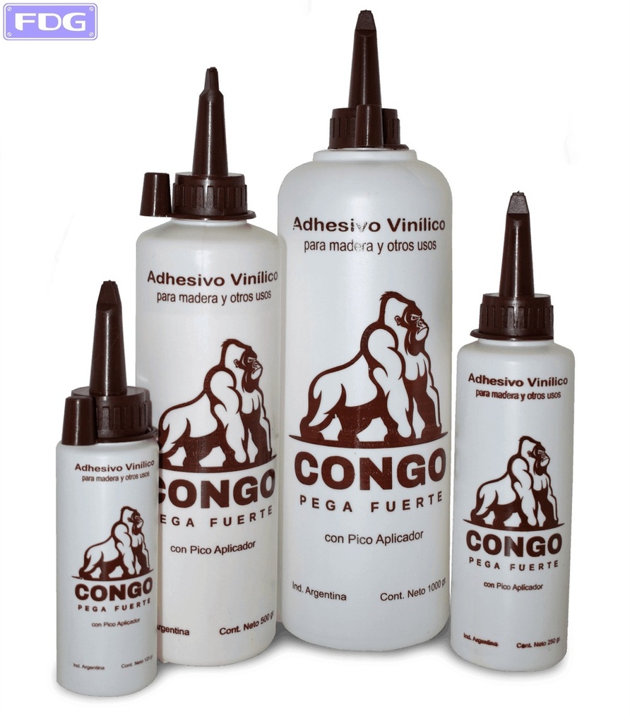 Cola Vinilica x 1000 g (1kg) |pack x6 "Congo"