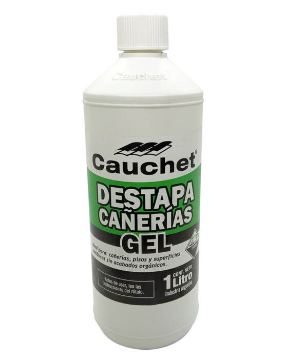 Destapacañeria EN GEL x1 Lt.(Caja x12 Un.) "Cauchet"