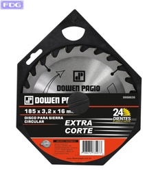 [9998633] Disco Sierra Circular 185x1.5x20 24D "Dowen Pagio"