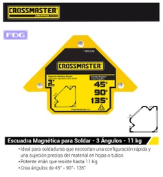 [9932262] ESCUADRA MAGNETICA SOLDAR 3" 11Kg