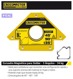 [9932266] ESCUADRA MAGNETICA SOLDAR 5&quot; 34Kg