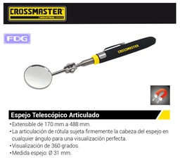 [9980440] ESPEJO TELESCOPICO ARTICULADO 31mm