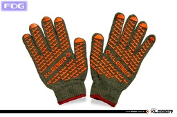 [FOX02224] Guante Moteado Super Pesado Criss Cross "Kleber"