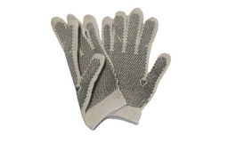 [OFI008] Guante Moteado 2 Caras Blanco Pesado "Randon"