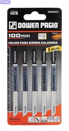 [9999324] Hoja P/Sierra Caladora P/Madera L=100-DED:2,5-5u "Dowen Pagio"