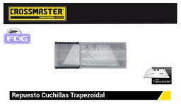 [9932890] HOJAS P/Cutter PORTA CUCHILLA TRAP C/10U CROSS
