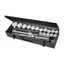 [JU2134] Bocallaves Juego de 21 Pzs Enc 3/4" "Barovo" 