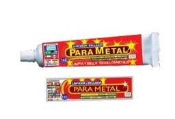 [PML01] Limpiador y Brillador de Metales en Pasta &quot;Para Metal&quot; (para todo tipo de metales) - Pomo x 140 Gr.|Cx12