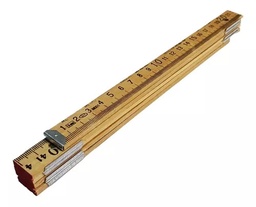 [MA100] Metro de Madera Simple (Caja x 12) "Racort"