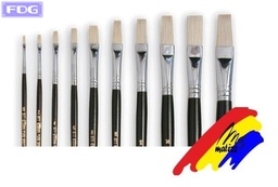 [PF10] Pincel Artistico Filetear Chato Nº 10 &quot;Matezz&quot;