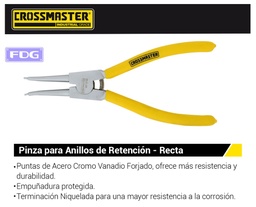 [9970770] PINZA P/ANILLOS SEEGER INT.RECTA 10"