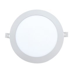 [ELR18LFE] Plafon Embutido LED Blanco Redondo 18 W - Frio "Etheos"