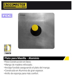 [9932620] PLATO P/MASILLA 13"x13" CROSS