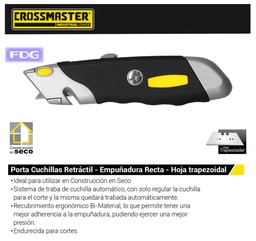 [9932846] Cutter PORTA CUCHILLA TRAPESOI RECTA CROSS