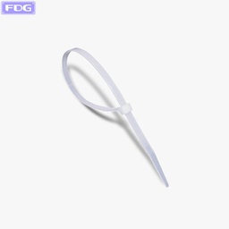 [PRE-UV25100B] Precinto UV Blanco 2,5 × 100 mm "Barovo" |B x100u