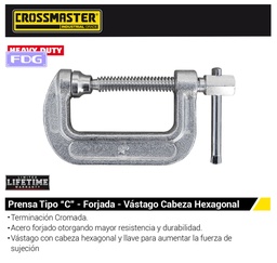 [9937102] PRENSA "G" PROF. 2" L=51 mm CROSS