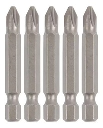 [PTK-PH50] Puntas Phillips p/ Atornillador 50 mm (Blister x 5un) &quot;Barovo&quot;