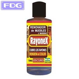 [RX03] Renovador de muebles &quot;Rayonex&quot; Oscuro Caja x125 Cc.|Cx12