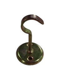 [SMA12] Soporte Dorado reforzado p/Caño Cortina 1/2" Abierto | Bx50