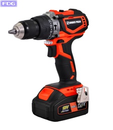 [9993112] Taladro Percutor a Bateria Litio 18V Brusheless 13mm 2 Velocidades Con Bateria y Cargador "Dowen Pagio"