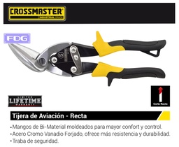 [9937824] TIJERA DE AVIACION RECTA 10&quot; CROSS