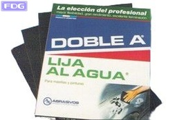 [LAAA400] Lija Al Agua G. 400 &quot;Doble A&quot; (Min. 25 Un.) (Pack x 100 Un. Dto. 4%)