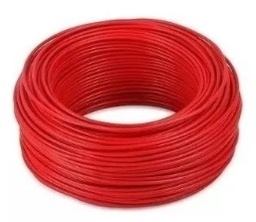 [U1000100R] Cable Unipolar 1,0 mm Rojo (Rollox100m) &quot;ELECTROCABLE&quot; 