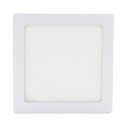 [PLC12LFE] Plafon LED Blanco Cuadrado 12 W - Frio "Etheos"
