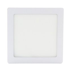[PLC12LFE] Plafon LED Blanco Cuadrado 12 W - Frio &quot;Etheos&quot;