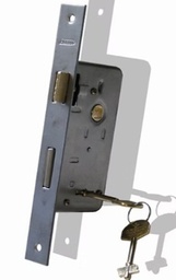 [DPA110HPB] Cerradura Doble Paleta Hierro Pulido en Bolsa "PICCOLO"