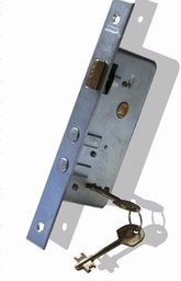 [DPE111ZB] Cerradura de Seguridad doble perno Doble Perno Zincada en Bolsa &quot;BERTOLO&quot;