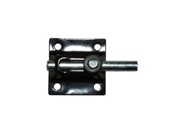 [EVOL2582] PASADOR CON TRABA RESORTE COLOR NEGRO DE 60 MM (C x12) "Onza"