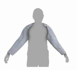 [MD100] Mangas Descarne (Par) - Soldador Velcro Pesado "Canor"