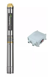[BPP886/1/25] Bomba sumergible de pozo profundo 1 1/2HP 86m Sal. 1 1/4"  con 1,5 m de cable "Gladiator" 
