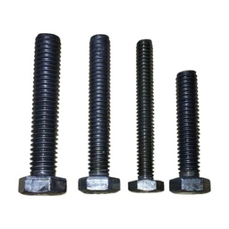 [BH3/8-2NRT] Bulon Hexagonal G2 Natural 3/8 x 2" (llave 9/16") Rosca Total ($ x 100 un)