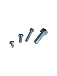 [BH1/4-1] Bulon Hexagonal G2 Zincado 1/4 x 1" Rosca Total ($ x 100 un)