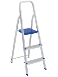 [5101] Escalera de aluminio 3 escalones para 120 kg