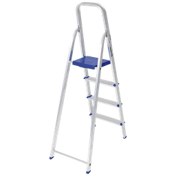 [5102] Escalera de aluminio 4 escalones para 120 kg