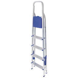 [5103] Escalera de aluminio 5 escalones para 120 kg