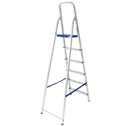 [5104] Escalera de aluminio 6 escalones para 120 kg