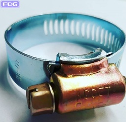 [AC 25] Abrazadera Americana Ancha 25/13 mm "Apret" (pac x 25)